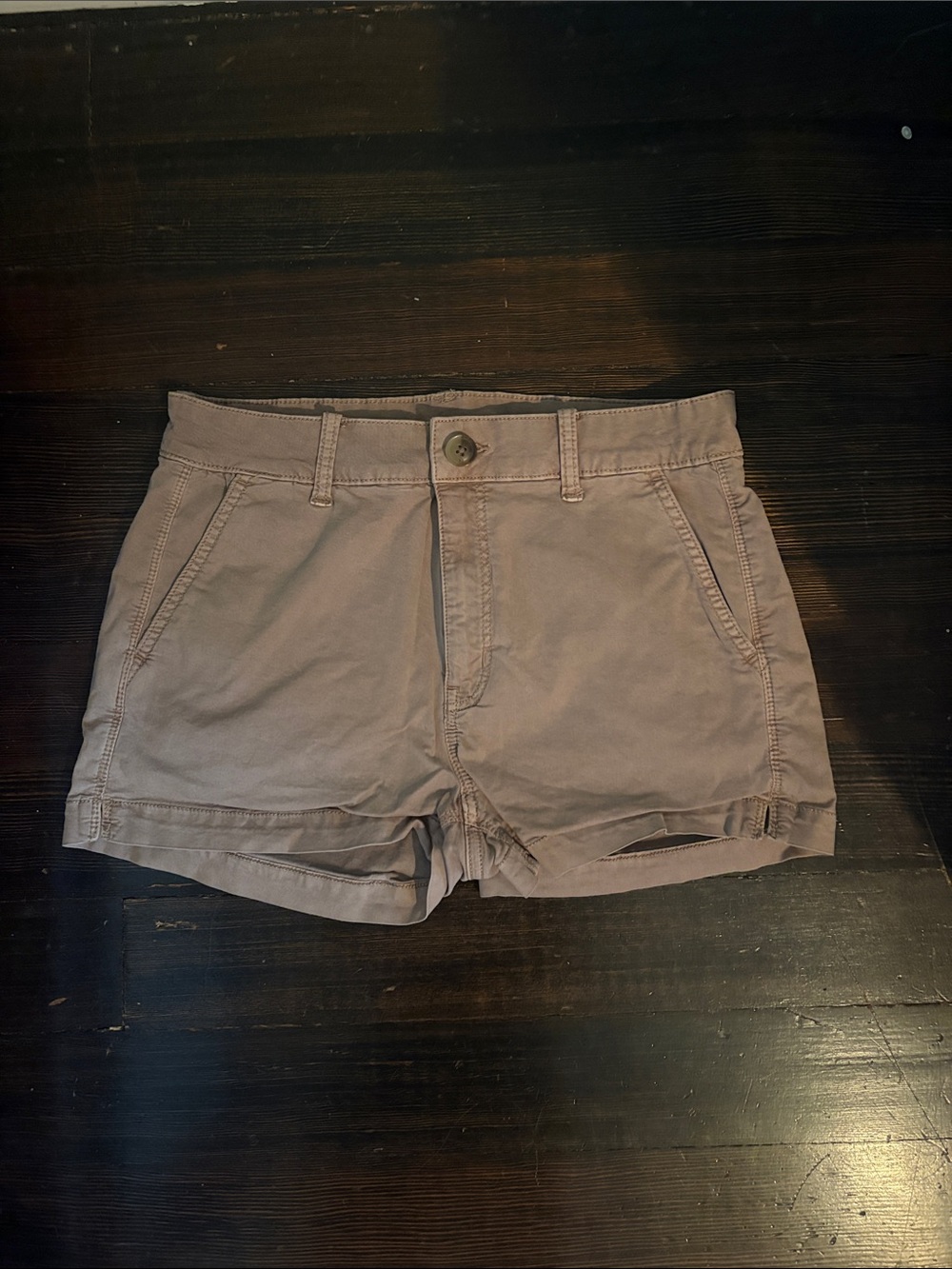 American Eagle Outfitters Women's Tan Khaki Bermuda Shorts